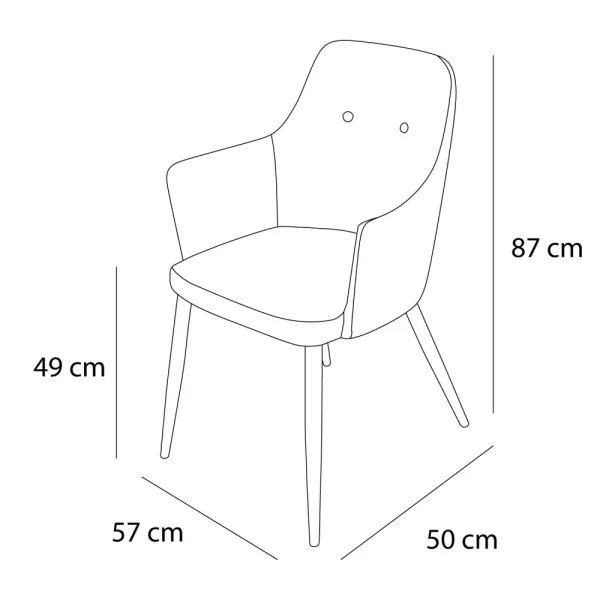 FAUTEUIL GUNNAR BLEU