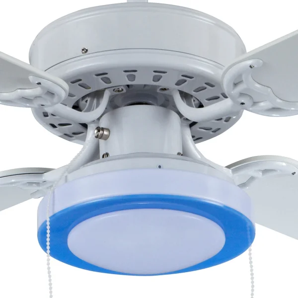 Plafonnier Led Bleu pour Ventilateur, Lampes et Éclairage | Lúzete Plafonnier Led Bleu pour Ventilateur, Lampes et Éclairage | Lúzete