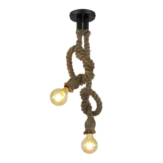 LAMPE DE CORDE DE BATEAU 2 LUMIÈRES 2