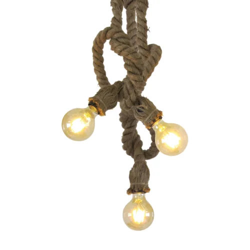 LAMPE DE CORDE DE BATEAU 3 LUMIÈRES