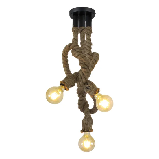 LAMPE DE CORDE DE BATEAU 3 LUMIÈRES 2
