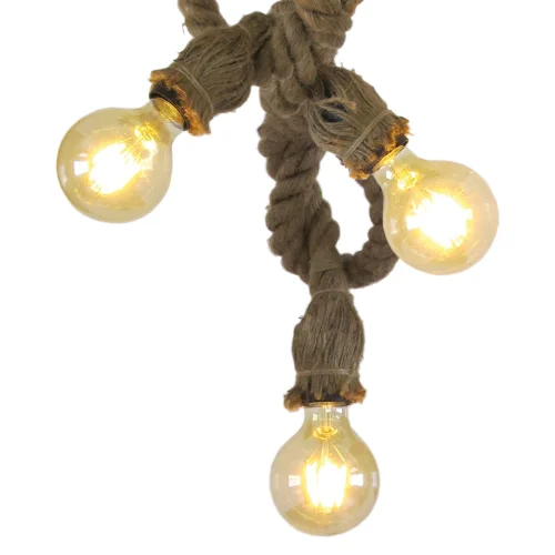 LAMPE DE CORDE DE BATEAU 3 LUMIÈRES