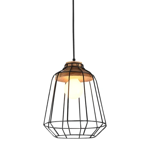 LAMPE PENDENTIF MARTINA NOIR MAT