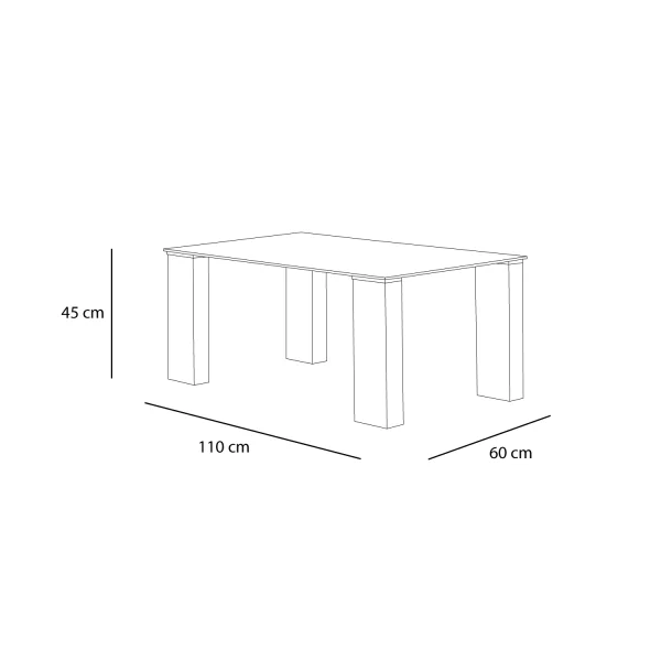 TABLE BASSE G’VLE BLANCHE