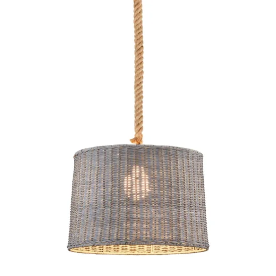 CORDE DE ROTIN DE LAMPE DE PLAFOND DE MANDY 2