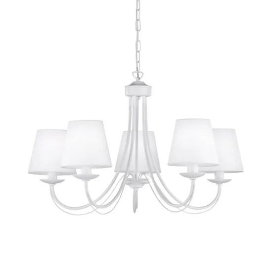 LAMPE DE PLAFOND 5 LUMIÈRES BLANCHES ARIZONA