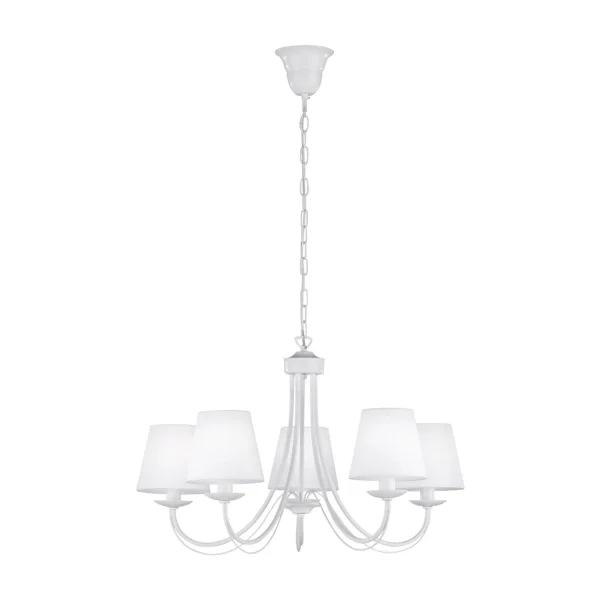 LAMPE DE PLAFOND 5 LUMIÈRES BLANCHES ARIZONA LAMPE DE PLAFOND 5 LUMIÈRES BLANCHES ARIZONA