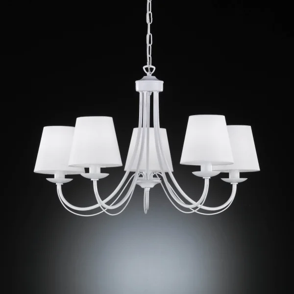 LAMPE DE PLAFOND 5 LUMIÈRES BLANCHES ARIZONA LAMPE DE PLAFOND 5 LUMIÈRES BLANCHES ARIZONA