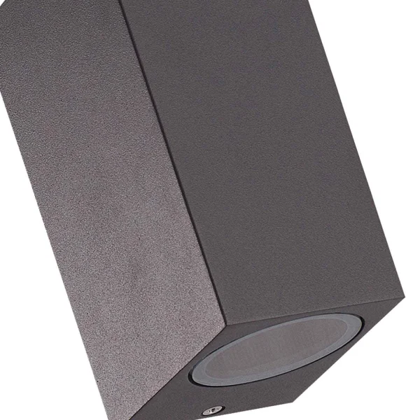 APPLIQUER FEROX EXTÉRIEUR 2 LUMIÈRES GU10 ANTHRACITE