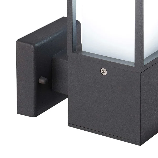 APPLIQUER POINSETTIA E27 ANTRÁCITA EXTERNE