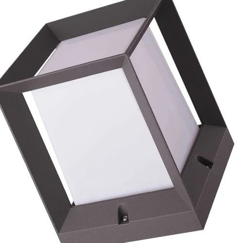 GOUTTE DE NEIGE EXTÉRIEURE DE MUR DE SURPLOMB 22CM E27 ANTRÁCITA