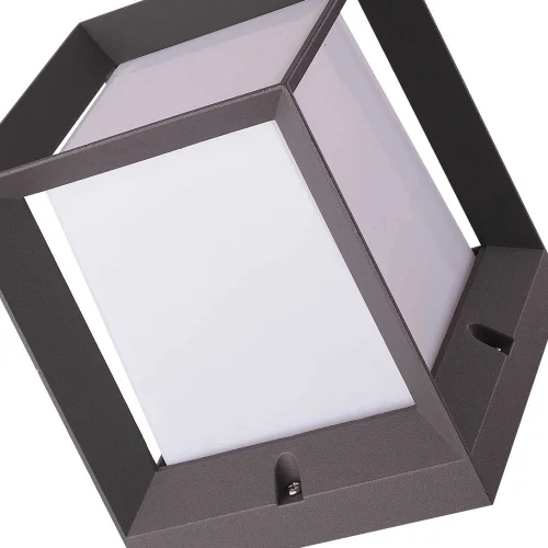 GOUTTE DE NEIGE EXTÉRIEURE DE MUR DE SURPLOMB 16CM E27 ANTRÁCITA