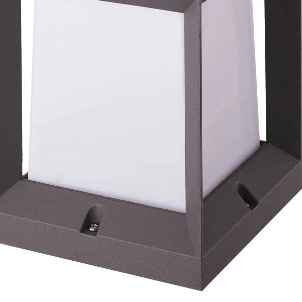 GOUTTE DE NEIGE EXTÉRIEURE DE MUR DE SURPLOMB 16CM E27 ANTRÁCITA