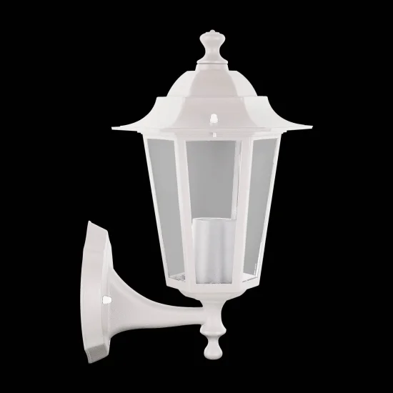 APPLIQUE EXTÉRIEURE HEXAGONALE BLANCHE E27 2