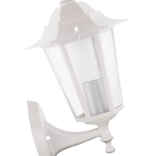 APPLIQUE EXTÉRIEURE HEXAGONALE BLANCHE E27