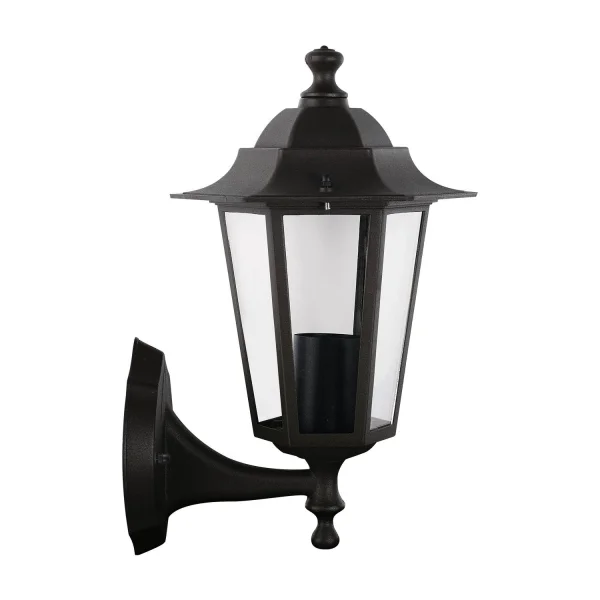 APPLIQUE EXTÉRIEURE HEXAGONALE NOIRE E27 APPLIQUE EXTÉRIEURE HEXAGONALE NOIRE E27