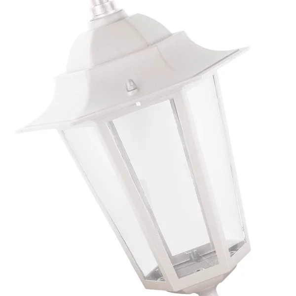 LAMPE PENDENTIF EXTÉRIEURE HEXAGONALE BLANCHE