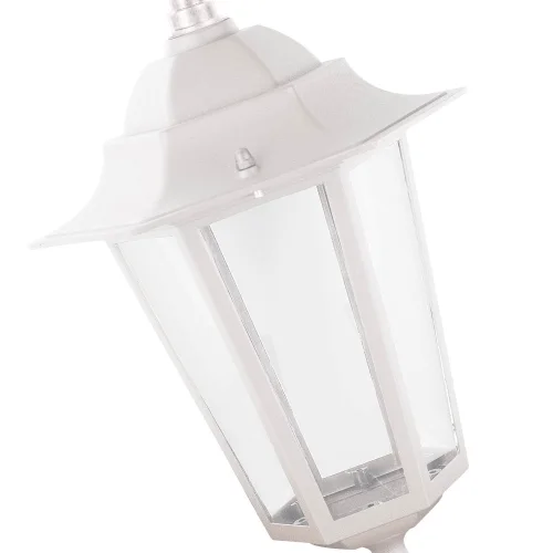 LAMPE PENDENTIF EXTÉRIEURE HEXAGONALE BLANCHE