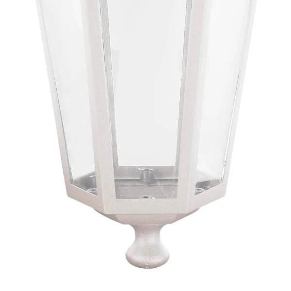 LAMPE PENDENTIF EXTÉRIEURE HEXAGONALE BLANCHE