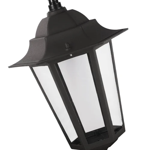 LAMPE PENDENTIF EXTÉRIEURE HEXAGONALE NOIRE