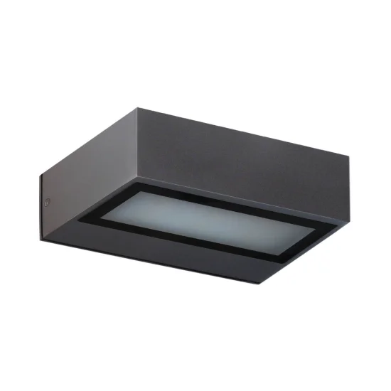 LAMPE MURALE EXTÉRIEURE LED ROUGE 8W 4000K ANTHRACITE