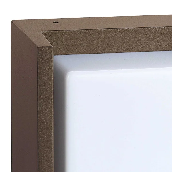 APPLIQUER EXTÉRIEUR LED HOUSTON 12W 4000K ROUILLE BRUNE APPLIQUER EXTÉRIEUR LED HOUSTON 12W 4000K ROUILLE BRUNE