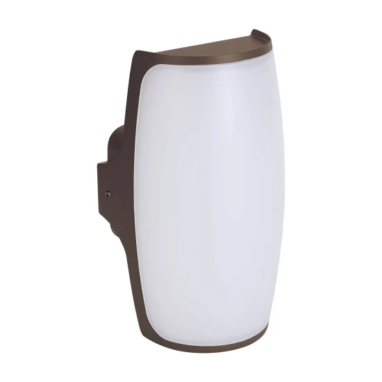 APPLIQUE EXTERNE LED HUDDINGE 12W ET 4000K OXYDE BRUN