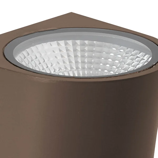 APPLIQUER DES MASSACHUSSETS EXTÉRIEURS LED 10W 4000K OXYDE BRUN