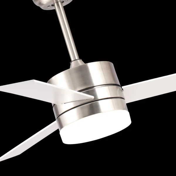 VENTILATEUR DE PLAFOND CONDUIT LORENZO 16W 3 PELLES NICKEL VENTILATEUR DE PLAFOND CONDUIT LORENZO 16W 3 PELLES NICKEL