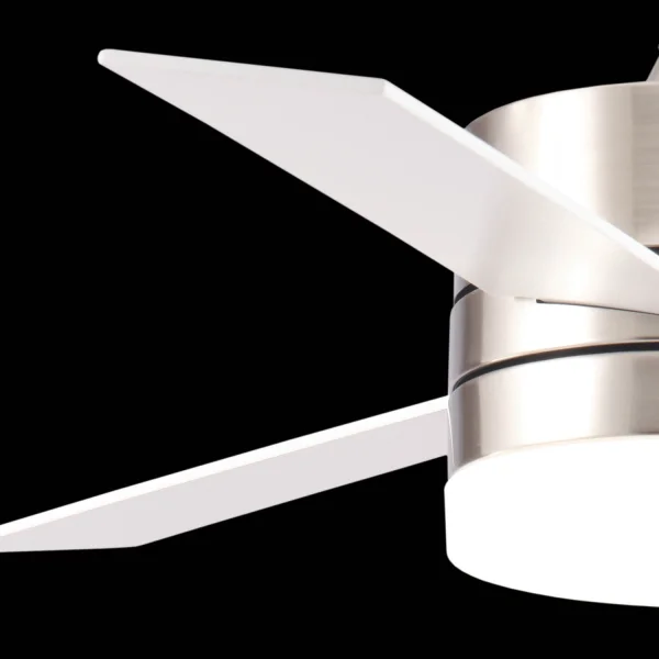 VENTILATEUR DE PLAFOND CONDUIT LORENZO 16W 3 PELLES NICKEL VENTILATEUR DE PLAFOND CONDUIT LORENZO 16W 3 PELLES NICKEL