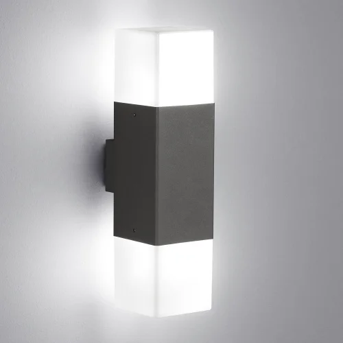 APPLIQUER EXTÉRIEUR LED BELFAST 4W E14 LUMIÈRE DE HAUT EN BAS ANTHRACITE