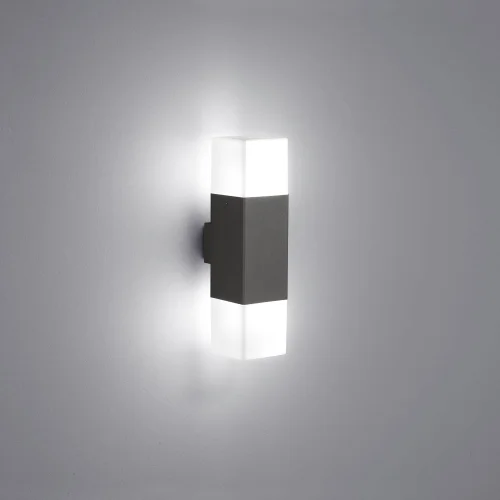 APPLIQUER EXTÉRIEUR LED BELFAST 4W E14 LUMIÈRE DE HAUT EN BAS ANTHRACITE