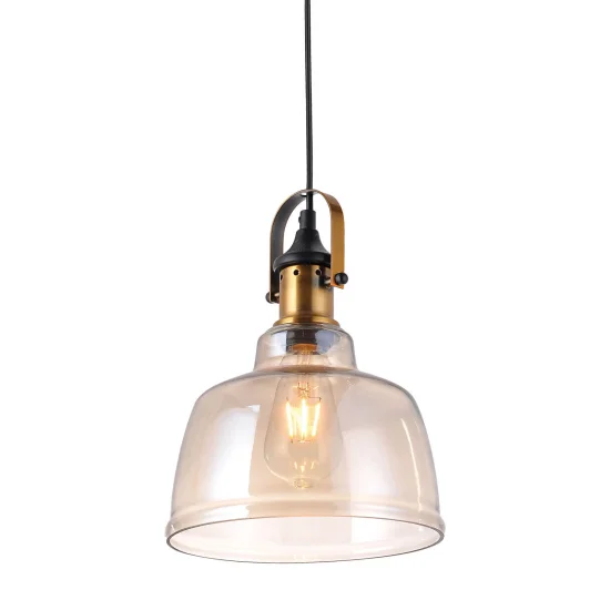 PENDENTIF LAMPE FÉVRIER VERRE