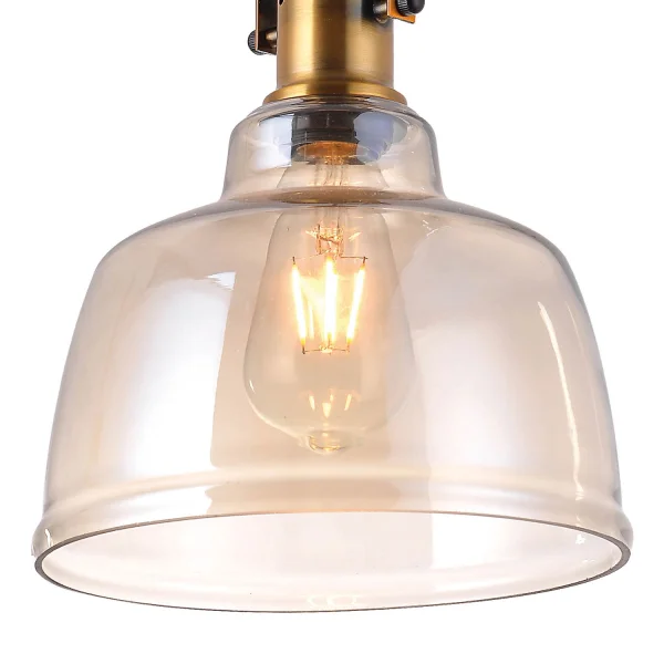 PENDENTIF LAMPE FÉVRIER VERRE