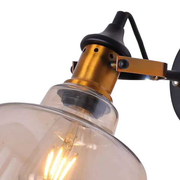 VERRE DE FÉVRIER DE LAMPE DE MUR