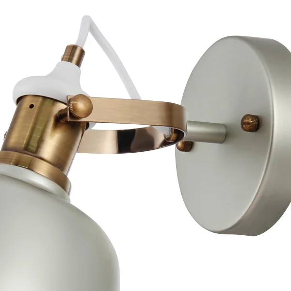 LAMPE MURALE GALLINDO NICKEL MATTE