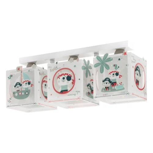 PLAFOND POUR ENFANTS 3 LUMIÈRES PIRATES PLAFOND POUR ENFANTS 3 LUMIÈRES PIRATES