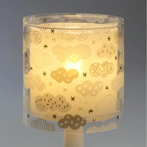 LAMPE DE TABLE POUR ENFANTS DE NUAGES GRIS