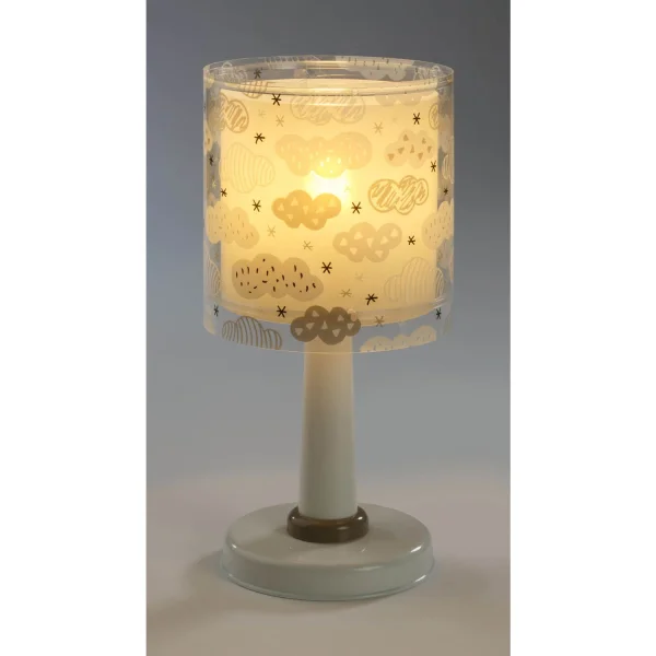 LAMPE DE TABLE POUR ENFANTS DE NUAGES GRIS