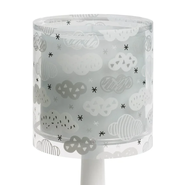 LAMPE DE TABLE POUR ENFANTS DE NUAGES GRIS