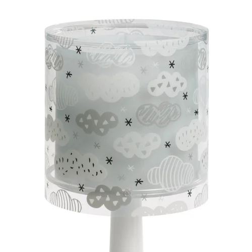 LAMPE DE TABLE POUR ENFANTS DE NUAGES GRIS