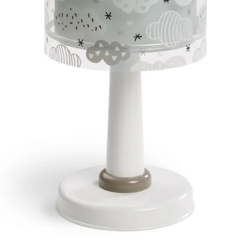 LAMPE DE TABLE POUR ENFANTS DE NUAGES GRIS