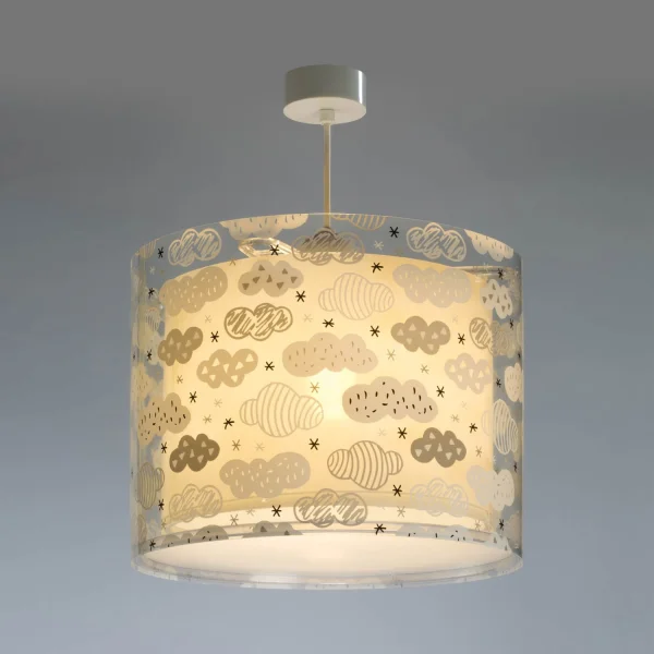 LAMPE POUR ENFANTS NUAGES GRIS DALBER