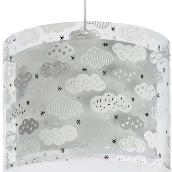 LAMPE POUR ENFANTS NUAGES GRIS DALBER
