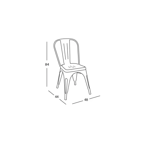 CHAISE JOSÉPHINE JAUNE