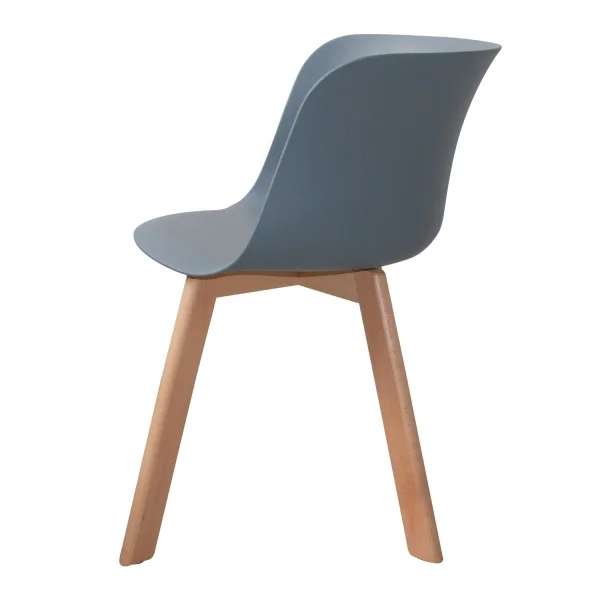 FAUTEUIL EN BOIS NORDIQUE GRIS FAUTEUIL EN BOIS NORDIQUE GRIS