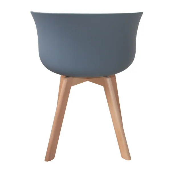 FAUTEUIL EN BOIS NORDIQUE GRIS FAUTEUIL EN BOIS NORDIQUE GRIS