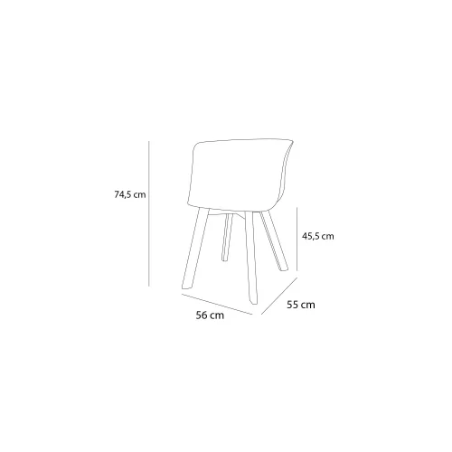 FAUTEUIL EN BOIS NORDIQUE GRIS FAUTEUIL EN BOIS NORDIQUE GRIS