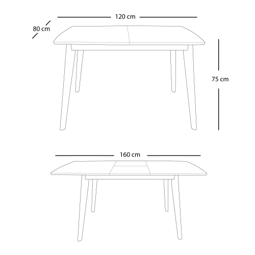 TABLE EXTENSIBLE GUNBRITT