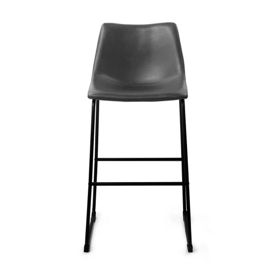 TABOURET LENNIX VINTAGE GRIS 2
